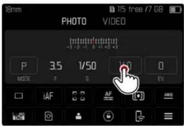 18nm PHOTO VIDEO -3 -2 -1 0 +1 -2 +3 P 3.5 1/50 1/0 0 MOCK F G EV IAF S S AF OK