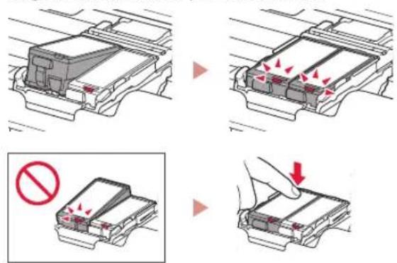 CANON PIXMA TR150 - Installera bläckbehållarna - 4