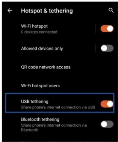 ASUS ROG Phone 3 - USB-internetdeling - 1