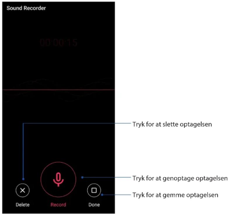 ASUS ROG Phone 3 - Sådan sætter du en optagelse på pause - 1