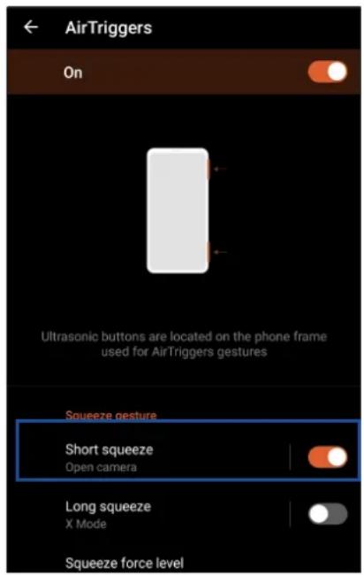 ASUS ROG Phone 3 - Opsætning af klembevægelserne - 1