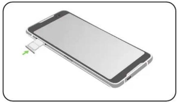 ASUS ROG Phone 3 - Sådan installeres et Nano SIM-kort: - 2
