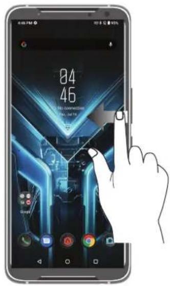 ASUS ROG Phone 3 - Sådan bladrer du gennem sider eller skærme - 1