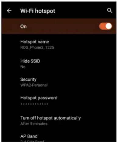ASUS ROG Phone 3 - Wi-Fi Hotspot - 2