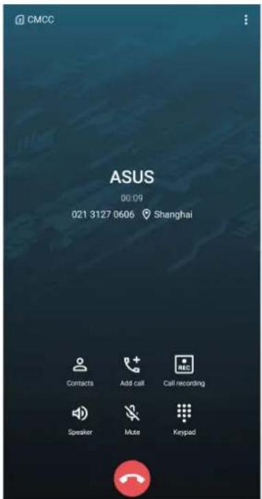 ASUS ROG Phone 3 - Optagelse af opkald - 1