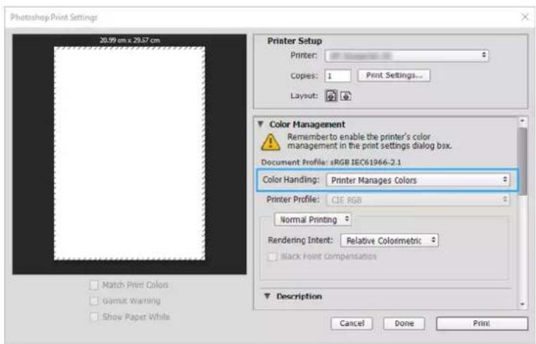 HP DesignJet T210 - Brug af Adobe Photoshop - 1