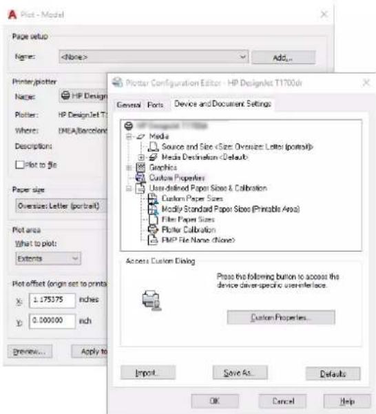 HP DesignJet T650 - Udskriv et projekt ved hjælp af Autodesk AutoCAD - 3