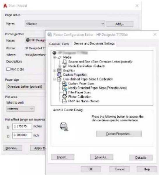 HP DesignJet T230 - Brug af Autodesk AutoCAD - 2