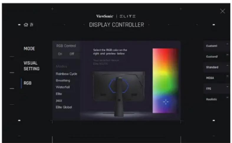 VIEWSONIC Elite XG270QG - Elite RGB Lighting - 1