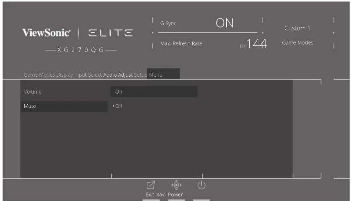 VIEWSONIC Elite XG270QG - Generel betjening - 3