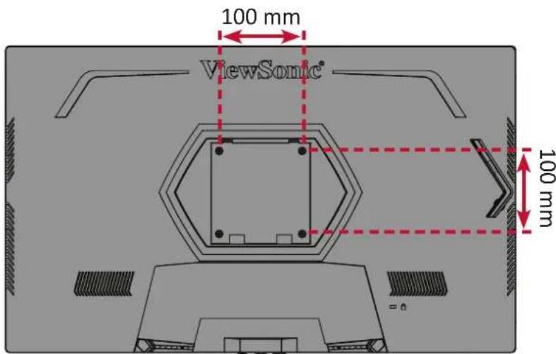 100 mm ViewSonic® 100 mm = 0