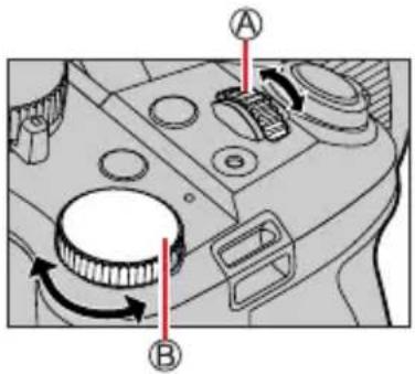 Technical diagram of a vehicle's intake manifold with labeled parts A and B, showing directional arrows indicating movement.