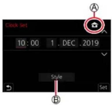 Clock Set 10:00 1. DEC .2019 Style Set