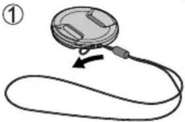 LEICA V-LUX 5 - Use the lens cap string (supplied) to attach the lens cap to the camera - 1