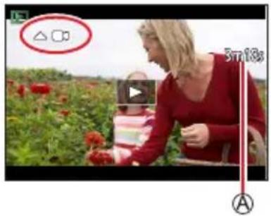Screenshot of video editing interface showing a woman in a red shirt with overlay icons and measurement labels