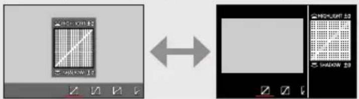 Software interface showing a grid-based selection tool and its corresponding shadow panel with Chinese labels.