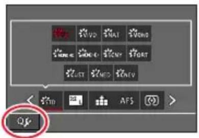 Screenshot of a software interface toolbar with icons and labels, highlighting the button 'OK' in red.