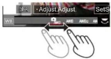 OK - Adjust. Adjust. SetS WB AWG AWG AWG