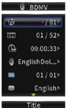 BDMV - / 01 01 / 52 00:00:33 EnglishDol... 01 / 01 English Title