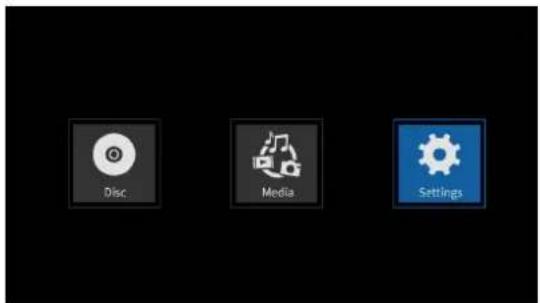 Disc Media Settings