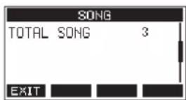TASCAM Model 12 - Écran SONG - 1