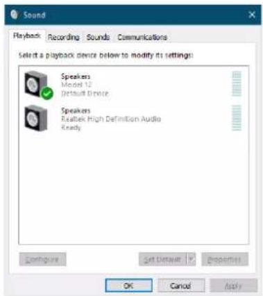 TASCAM Model 12 - Ajustes de sonido en ordenadores Windows - 4