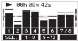 TASCAM Model 12 - Indicadores SIG y medidores de nivel - 1