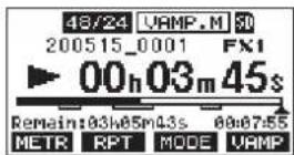 TASCAM Model 12 - Modo de reproducción VAMP manual - 2