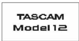 TASCAM Model 12 - Turning the power on - 1