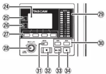 TASCAM 24 25 26 27 28 30 31 32 33 34 29