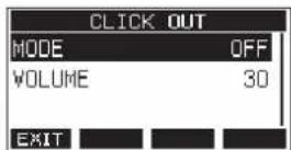 TASCAM Model 12 - Setting the click sound output from the CLICK jack - 2