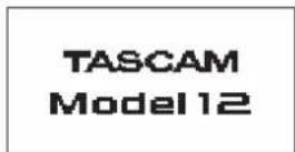 TASCAM Model 12 - Mise sous tension - 1