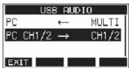 TASCAM Model 12 - Setting the USB return channel function - 1