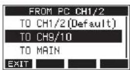 TASCAM Model 12 - Setting the USB return channel function - 2