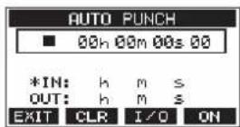 TASCAM Model 12 - Réglage des points de punch in/punch out - 1