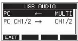 TASCAM Model 12 - Setting the USB audio mode - 1