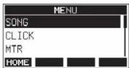 TASCAM Model 12 - Menu operation procedures - 2