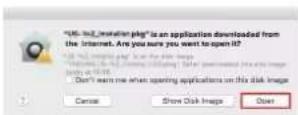 TASCAM Model 12 - When the Gatekeeper setting is "Allow applications downloaded from: the Mac App Store" - 1