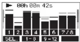 TASCAM Model 12 - SIG indicators and level meters - 1