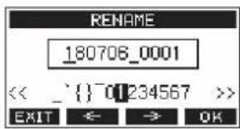 TASCAM Model 12 - Editing song names - 1