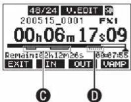 48/24 V.EOIT 50 200515_0001 FXI 00h06m 17$09 Remain: 3h12m 26s 00:07:55 EXIT IN OUT UAMP C D