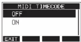 TASCAM Model 12 - Ajuste del funcionamiento del código de tiempo MIDI - 1