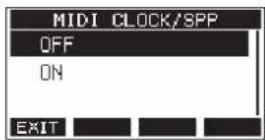 TASCAM Model 12 - Réglage de MIDI CLOCK/SPP - 1
