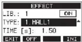 TASCAM Model 12 - Setting the built-in effect - 1