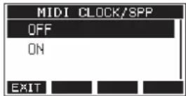 TASCAM Model 12 - Ajuste MIDI CLOCK/SPP - 1