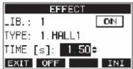 TASCAM Model 12 - Réglage de l'effet intégré - 2