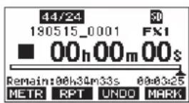 TASCAM Model 12 - Annulation de l'opération précédente - 1