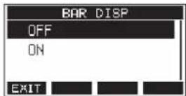 TASCAM Model 12 - BAR DISP (affichage des mesures) - 1