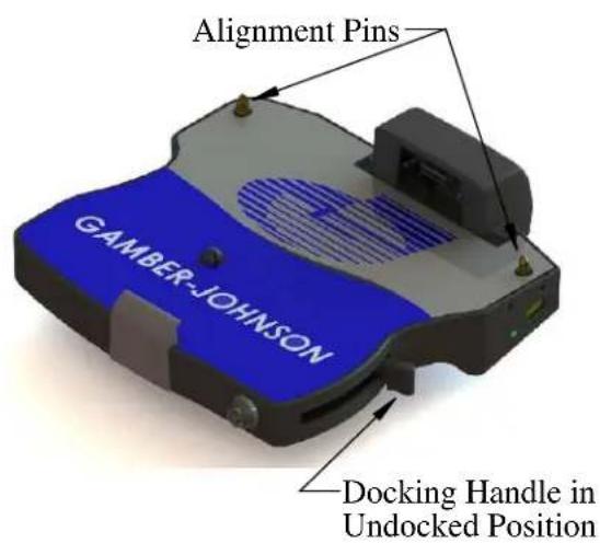 Alignment Pins GAMBER-JOHNSON Docking Handle in Undocked Position