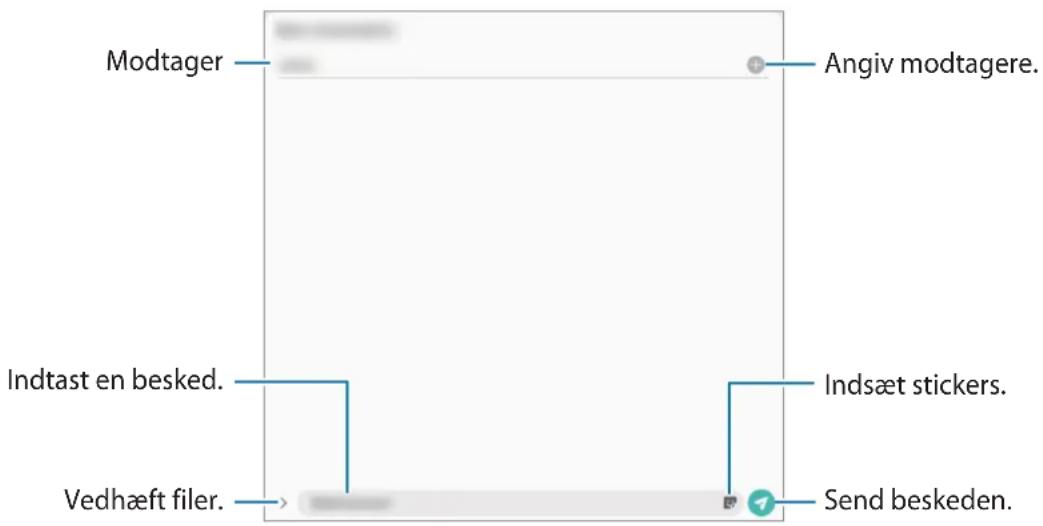 SAMSUNG Galaxy Tab A7 - Sende beskeder - 2